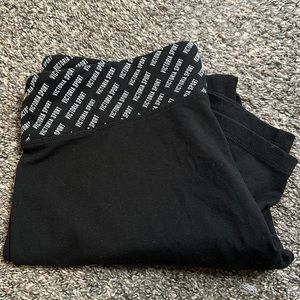 Victoria’s Secret black yoga pants, XL